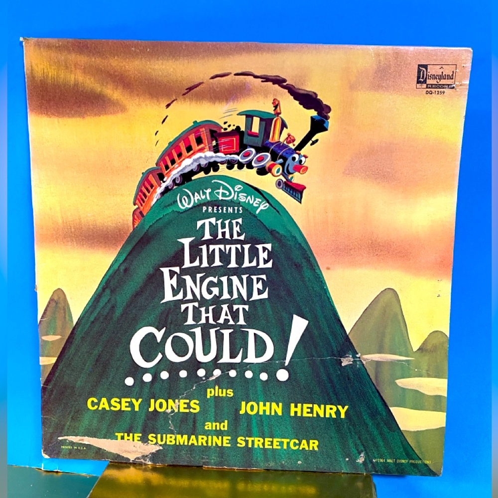 Walt Disney 1964 The Little Engine That Could Disneyland & Casey Jones Record